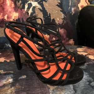 Via Spiga Sparkly Black Pumps (size 8.5)